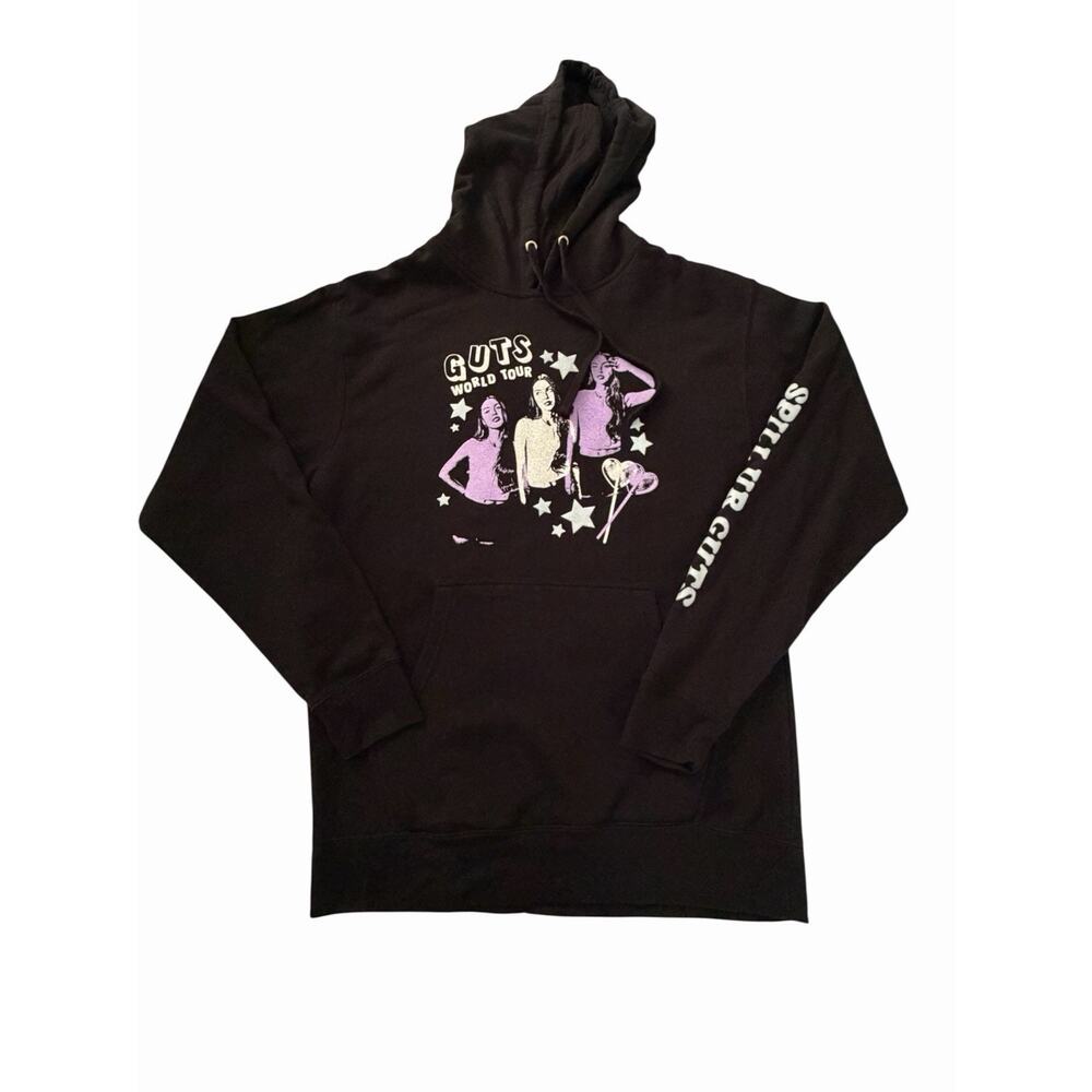 Olivia Rodrigo Guts World Tour Live Exclusive 2024 Hoodie Sweatshirt Size Medium